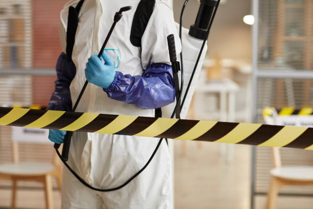 Professional Biohazard technician working in Linden, TX